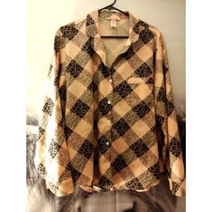 Victoria's Secret plaid pajama set